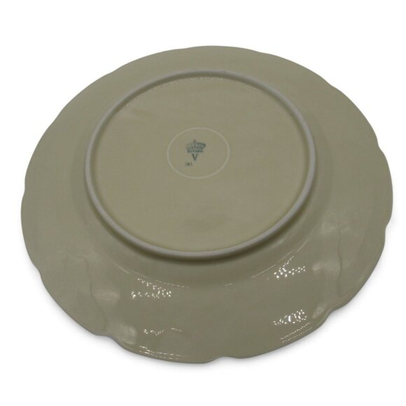 SCHUMANN BAVARIA V 101 Floral Design Round Plate with Gold Trim 11" Germany Vint - Picture 9 of 10